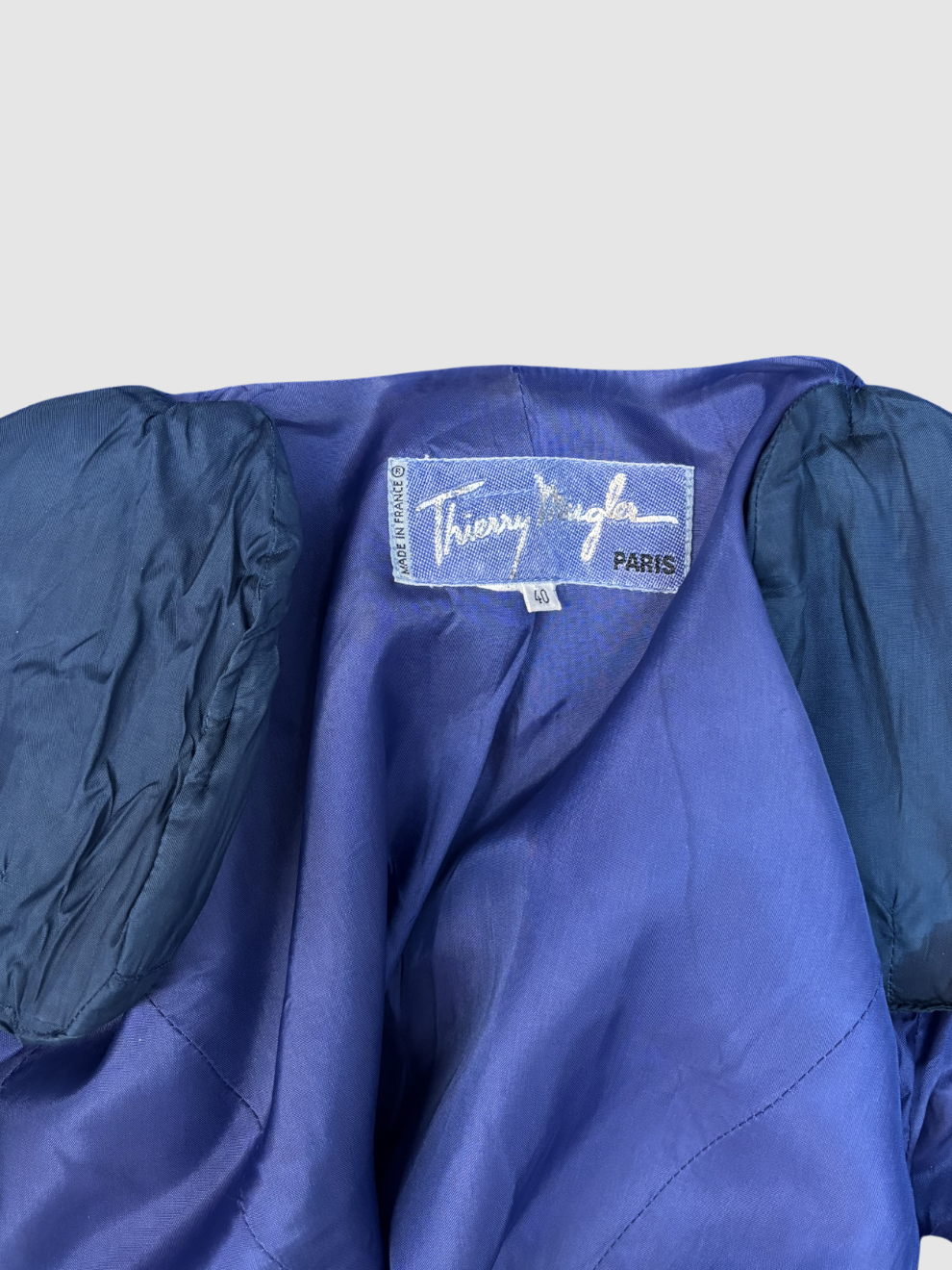 Blauer Vintage Blazer von Thierry Mugler