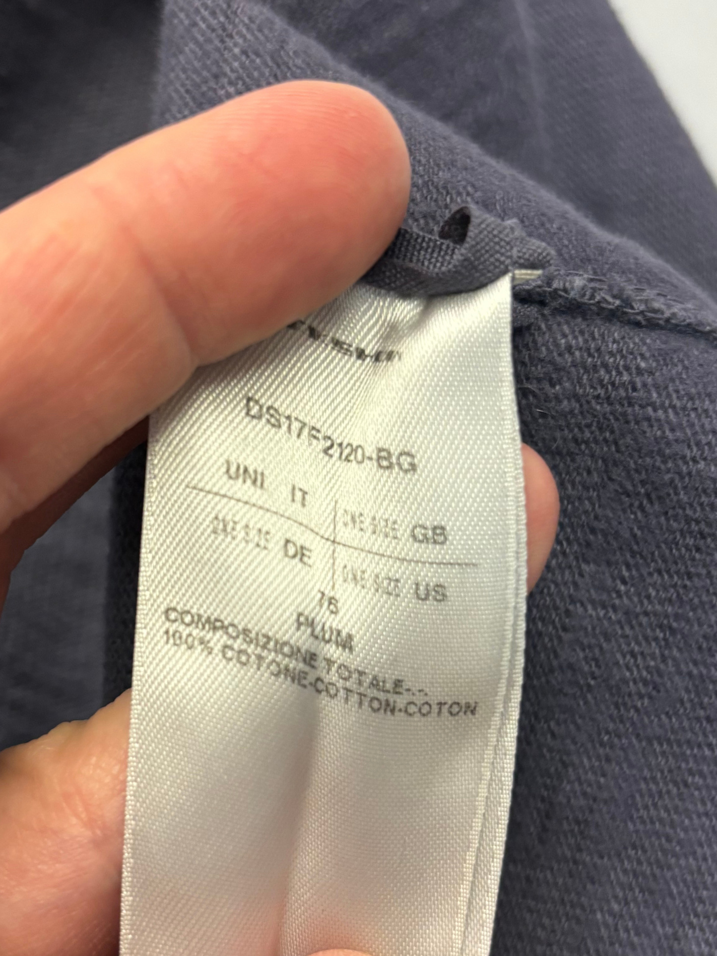 Sweat-Tank Top in lila-grau von Rick Owens drkshdw