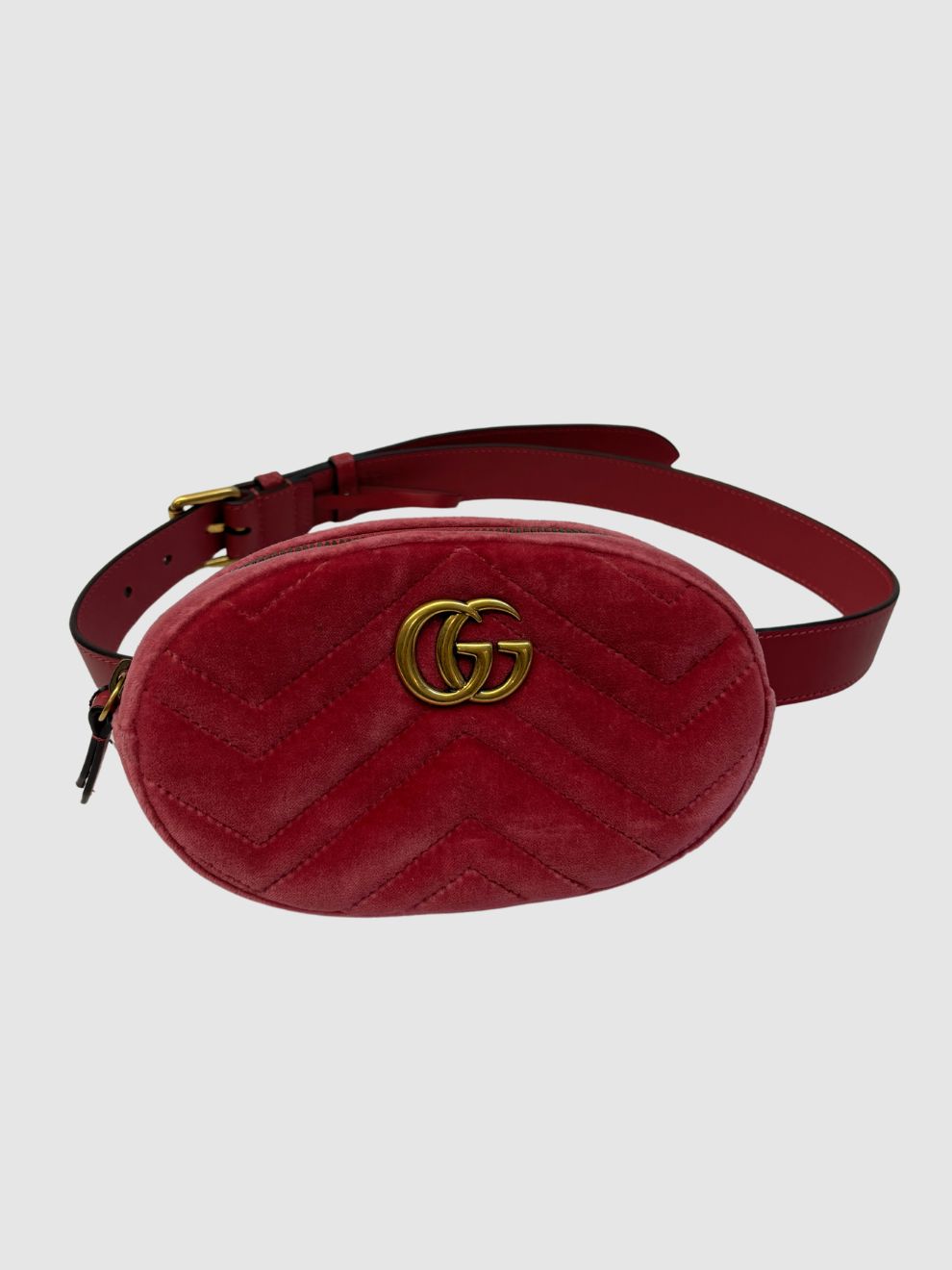 GG Marmont Gürteltasche aus Samt von Gucci