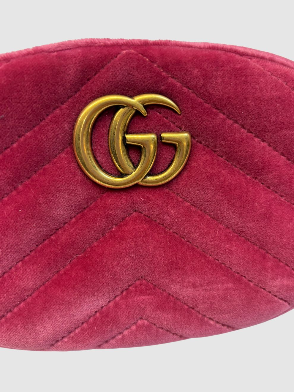 GG Marmont Gürteltasche aus Samt von Gucci