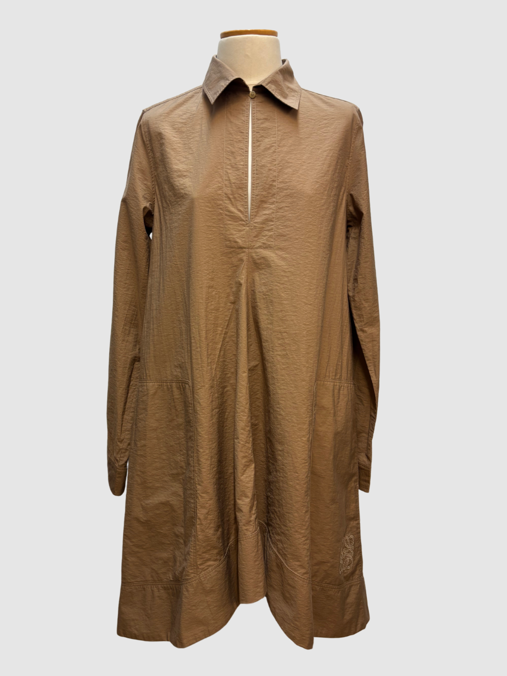 Braunes Blusenkleid von Loewe