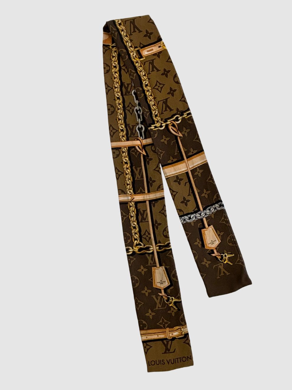 Braunes Monogram Confidential Bandeau von Louis Vuitton