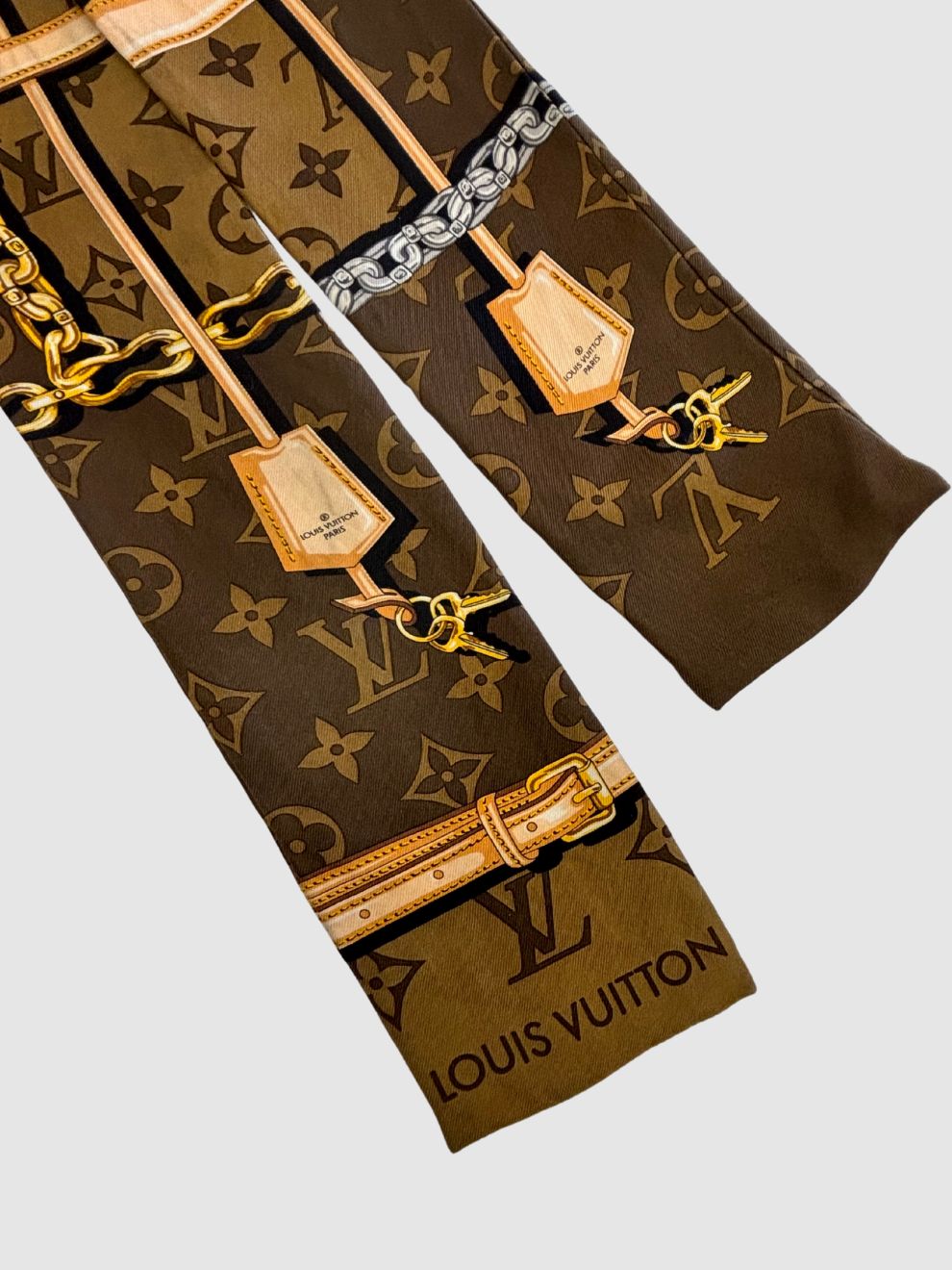 Braunes Monogram Confidential Bandeau von Louis Vuitton