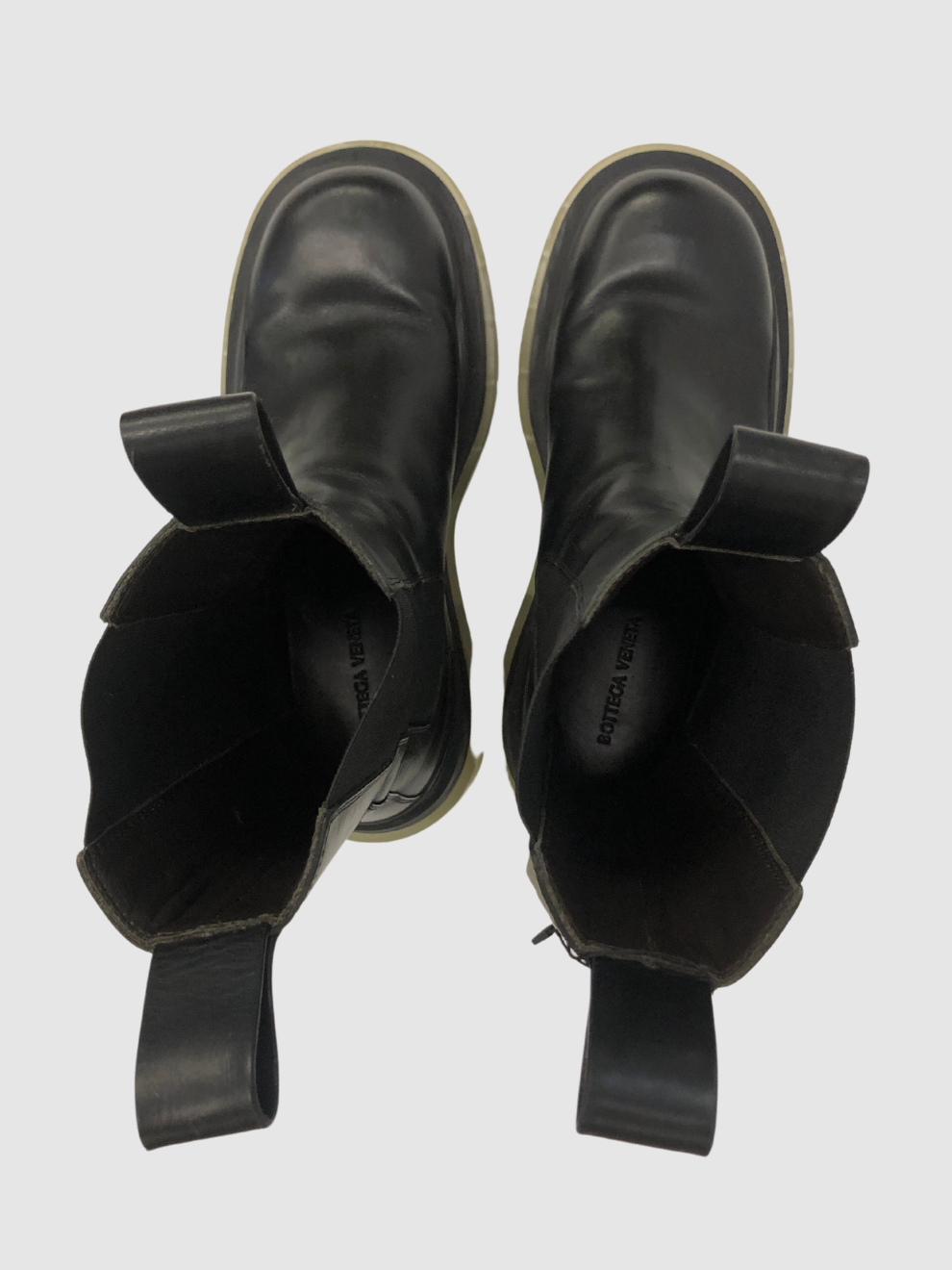 Schwarze Boots Tire von Bottega Veneta