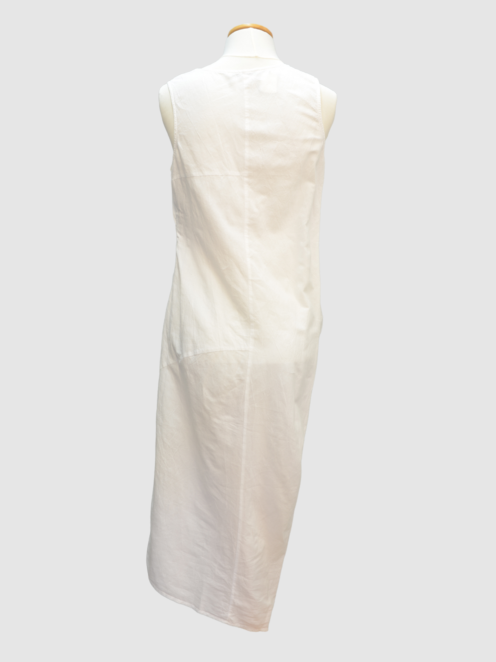 Weißes Leinen-Midikleid von Jil Sander