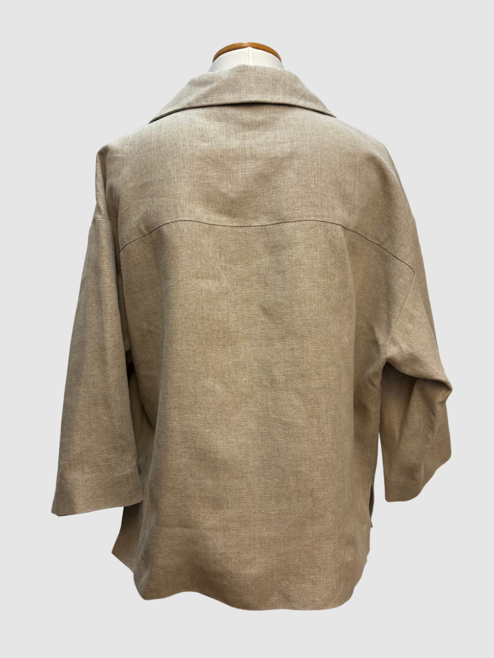 Beiges Leinentop von Valentino
