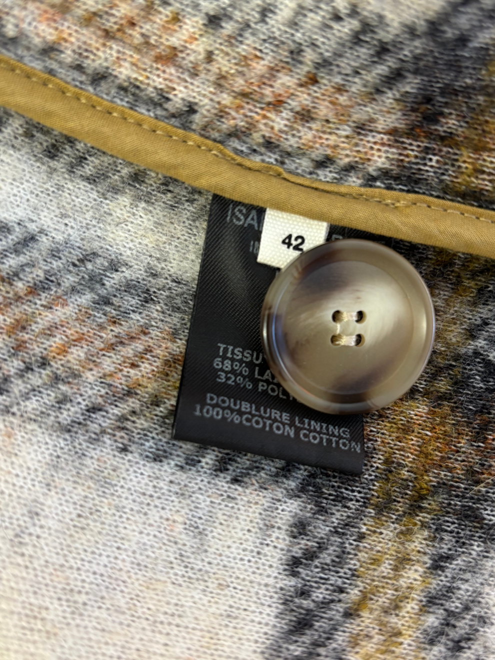 Karierter Wollmantel von Isabel Marant Étoile