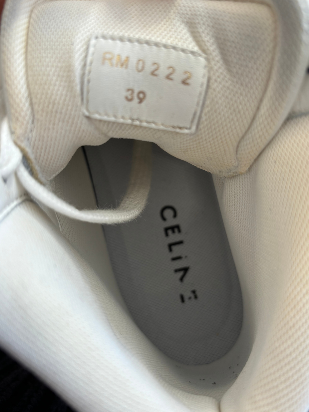 Weiße High-Top-Sneaker „Z“ Ct-01 von Celine