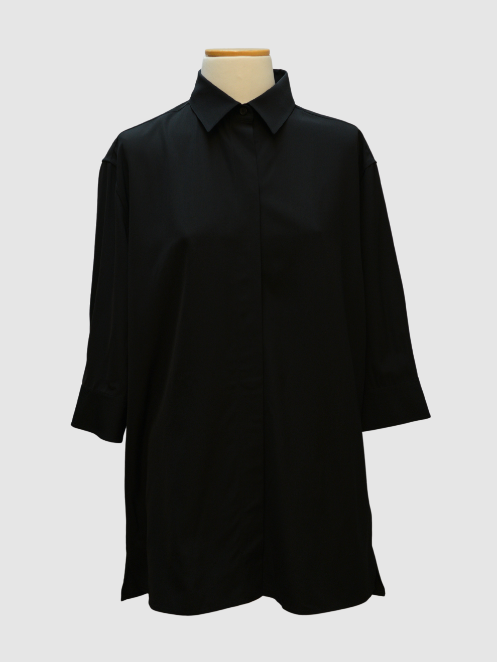 Schwarzes Oversize-Hemd von The Row