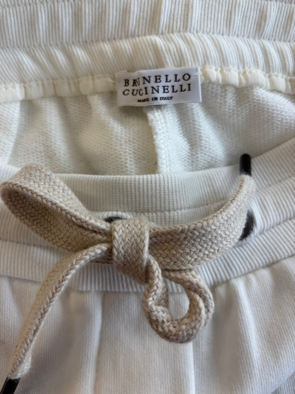 Weiße Jogginghose von Brunello Cucinelli