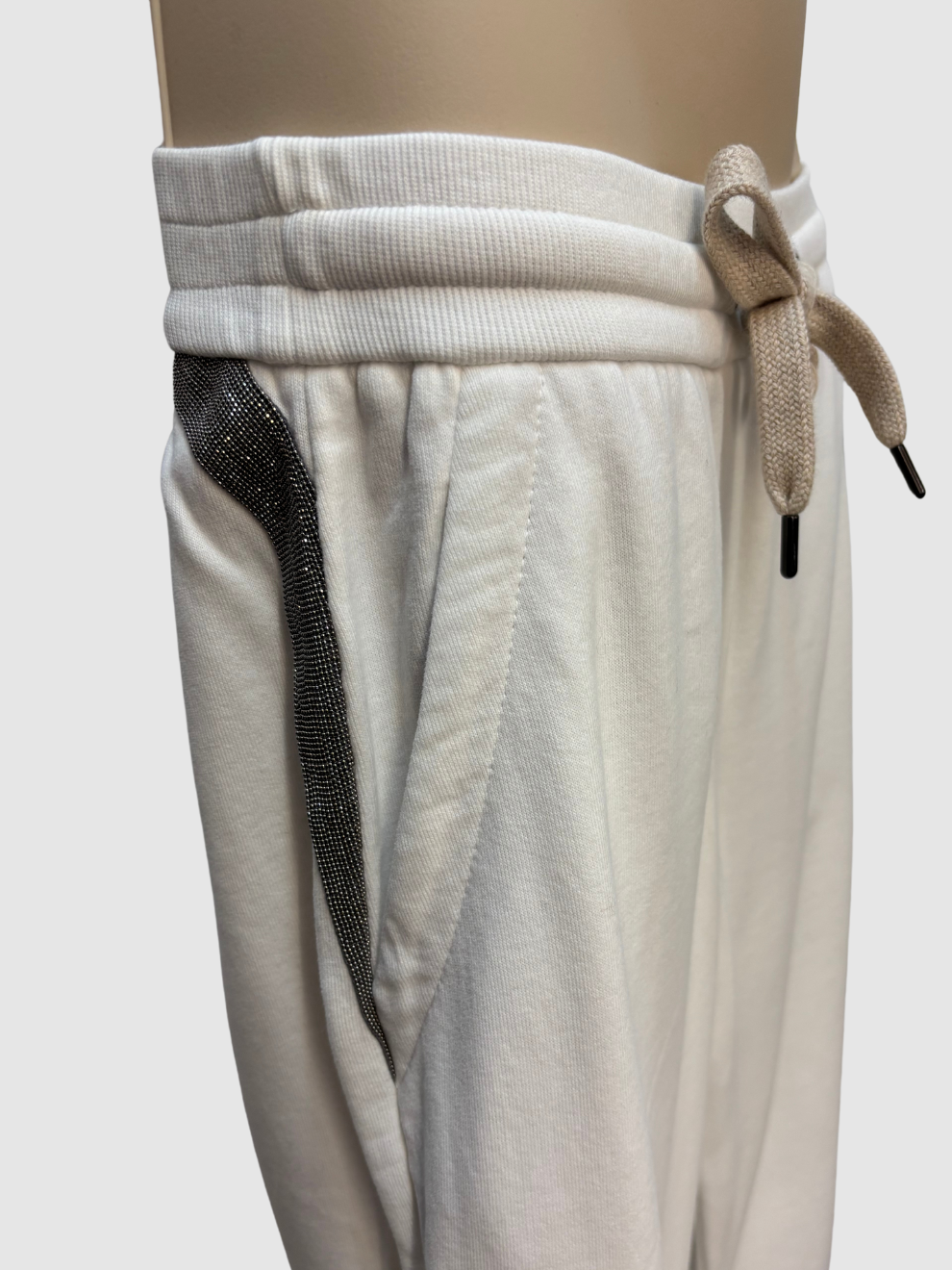 Weiße Jogginghose von Brunello Cucinelli