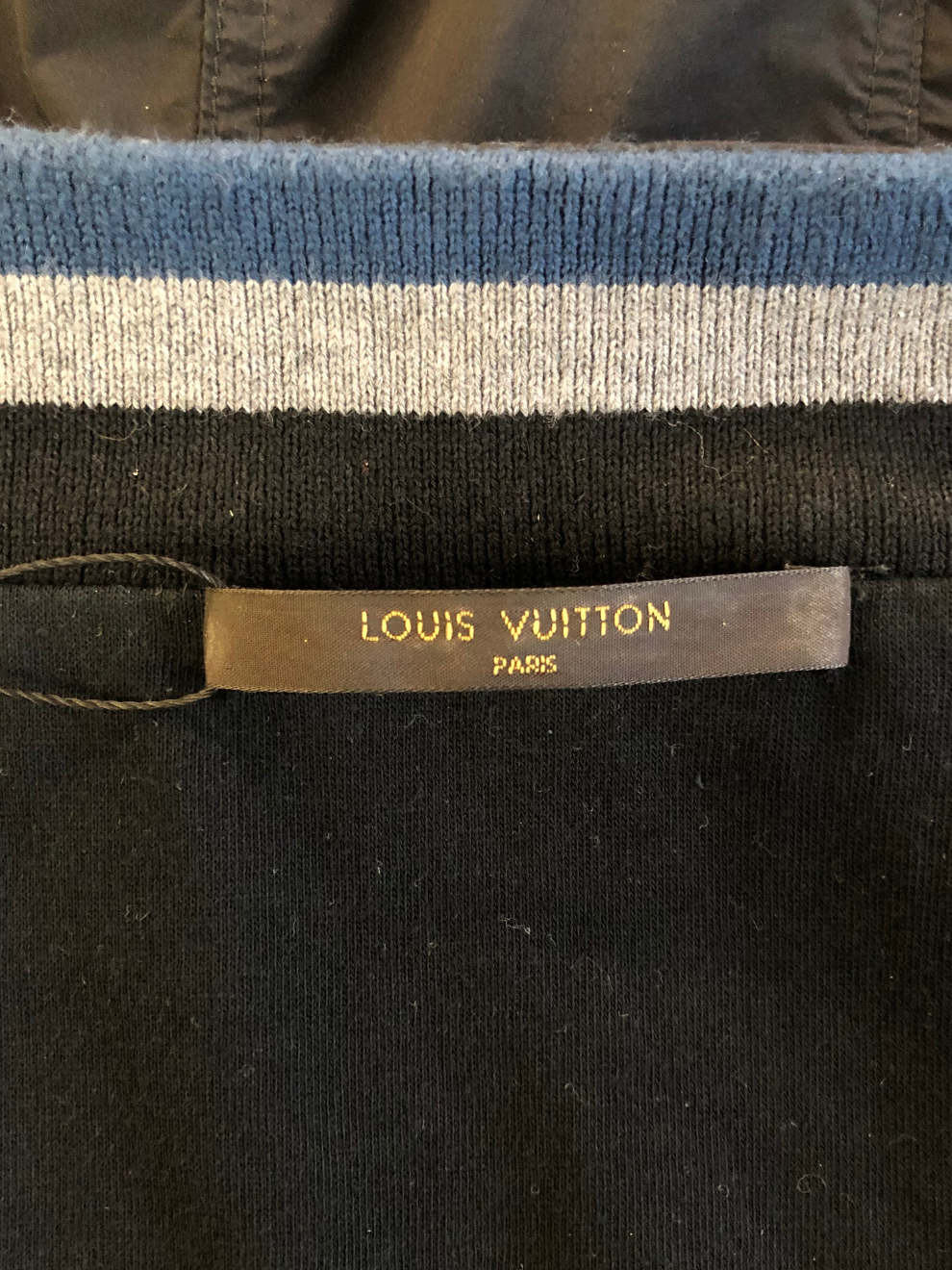Blau-schwarzer Herren-Blouson von Louis Vuitton