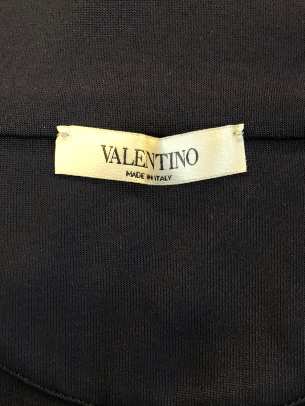 Nachtblaue Herren-Trainingsjacke mit Logo-Print von Valentino