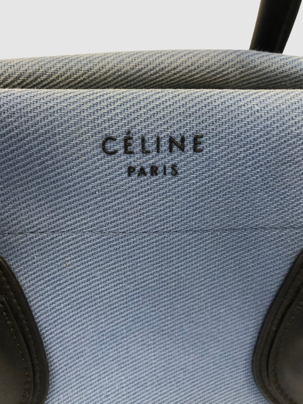 Phantom Luggage in Denim von Céline