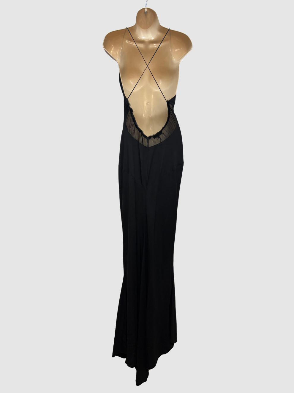 Schwarzes Maxikleid von Roberto Cavalli