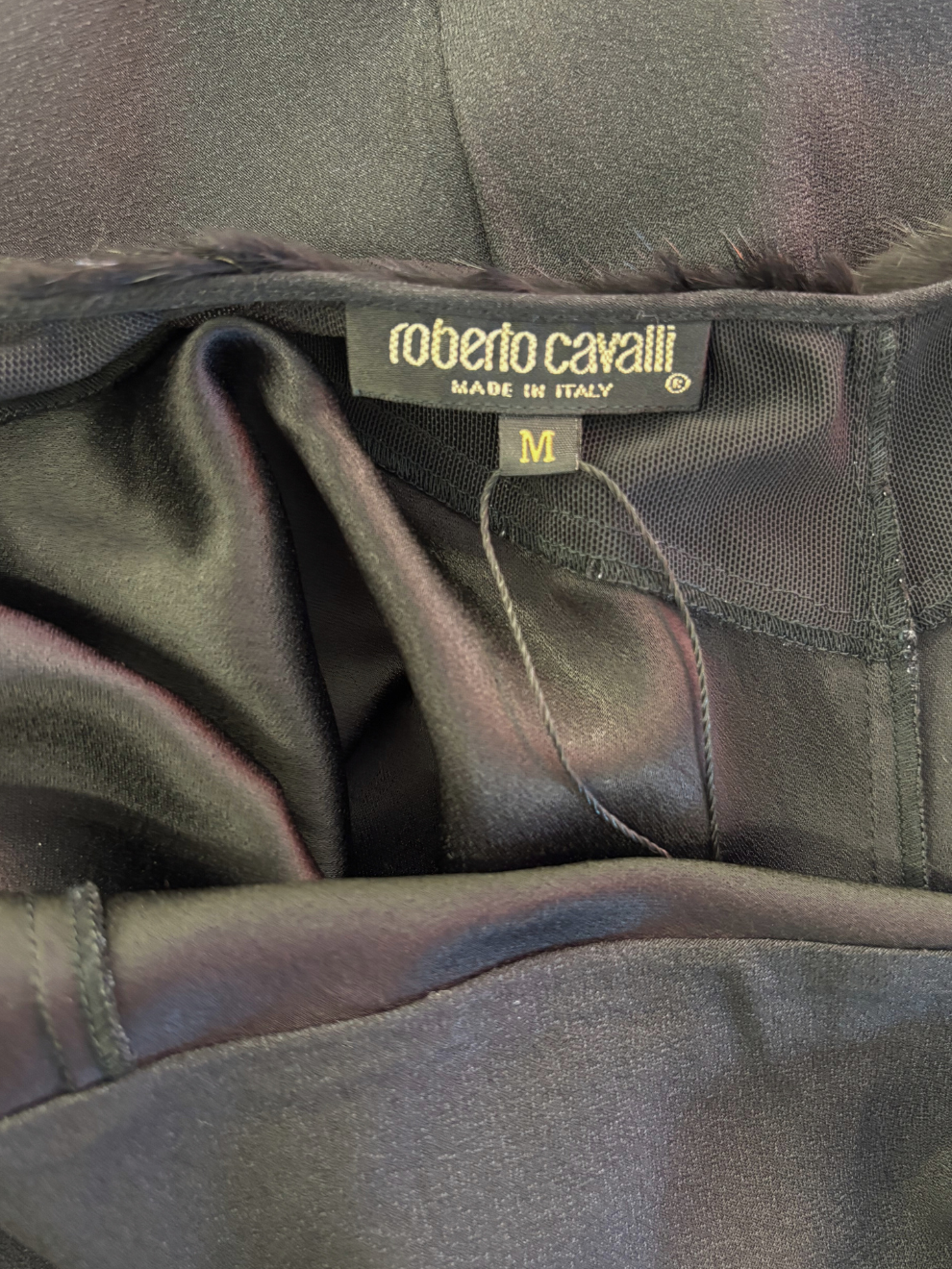 Schwarzes Maxikleid von Roberto Cavalli