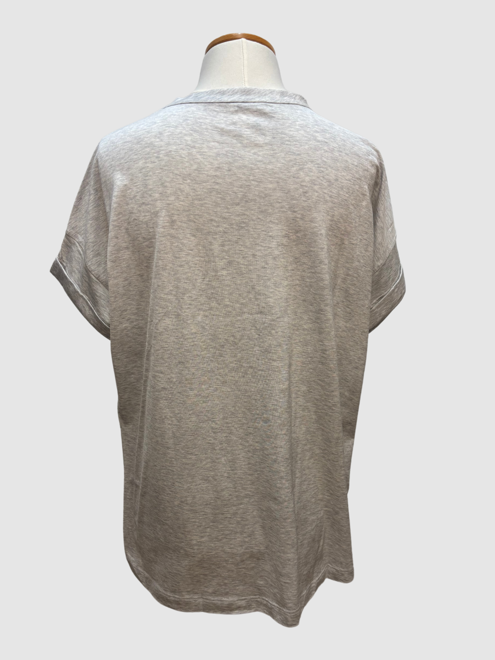 Graues New Beginnings T-Shirt von Brunello Cucinelli