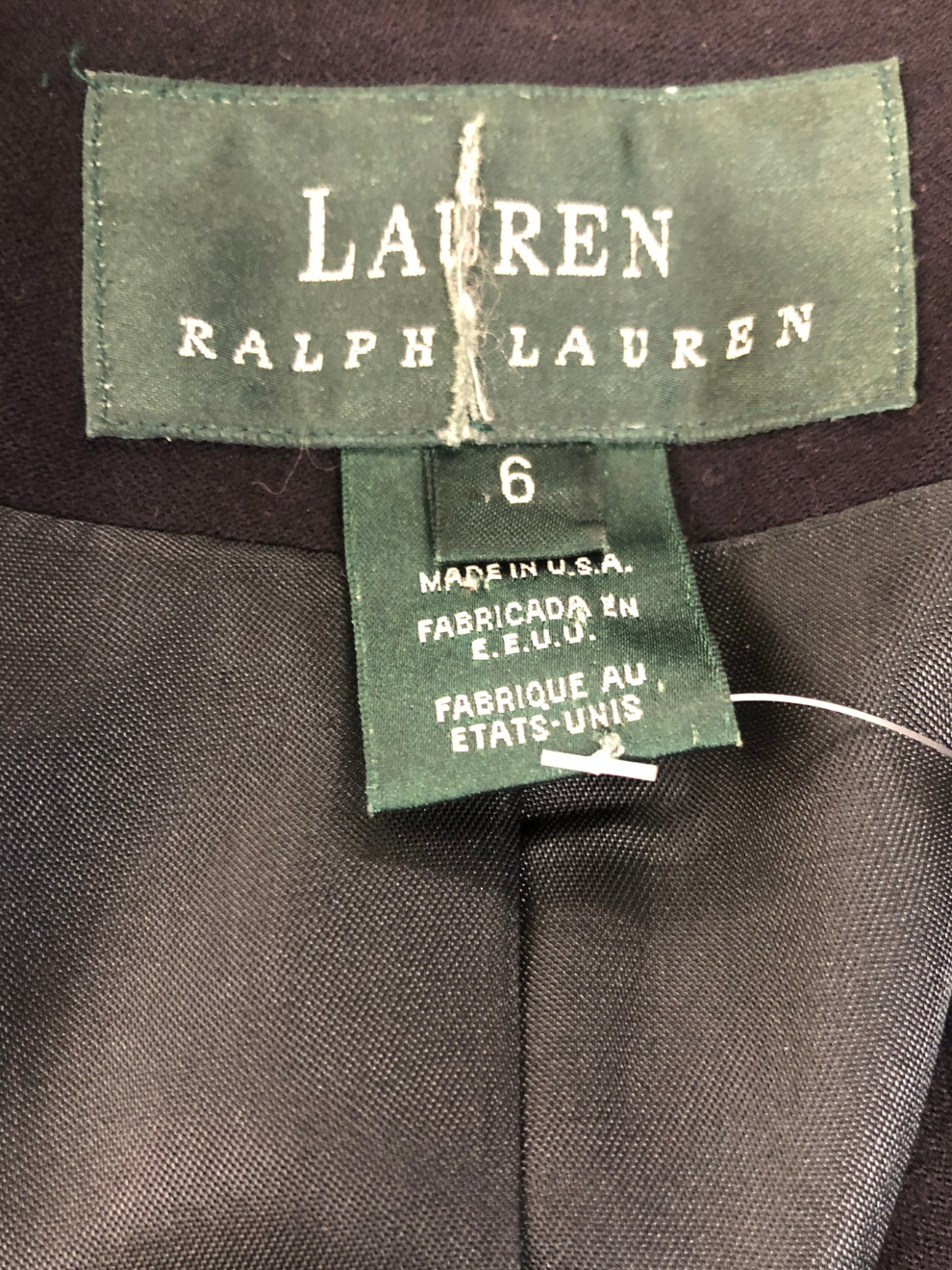 Blaues Vintage-Sakko von Lauren Ralph Lauren