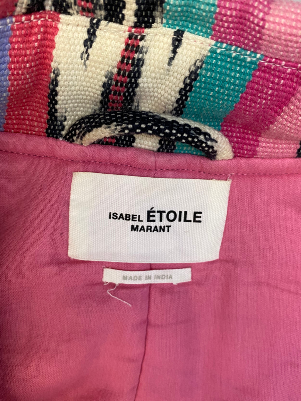 Rosa-schwarzer Blouson von Isabel Marant Etoile