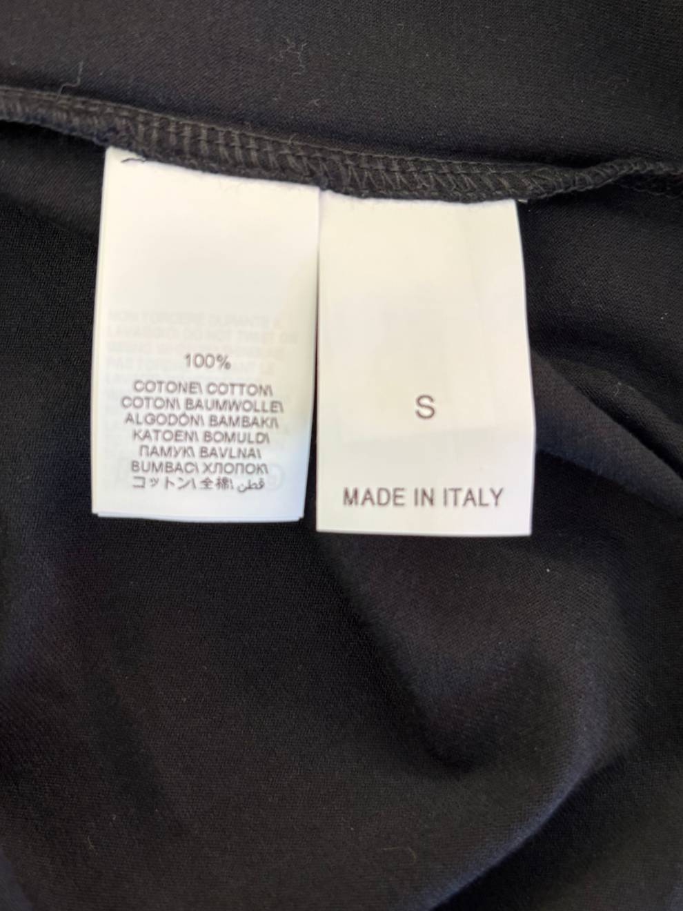 Schwarzes cropped Top von Brunello Cucinelli