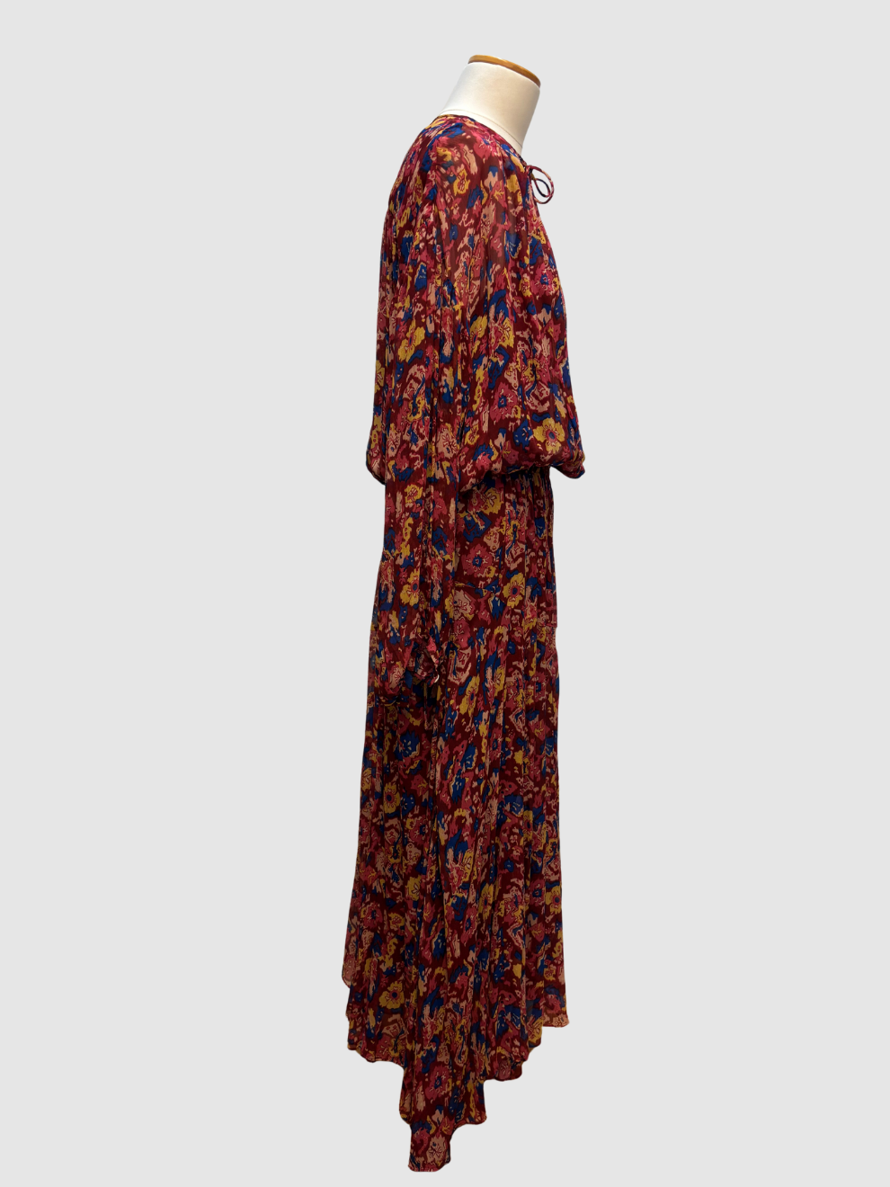 Weinrotes Maxikleid von Isabel Marant Étoile