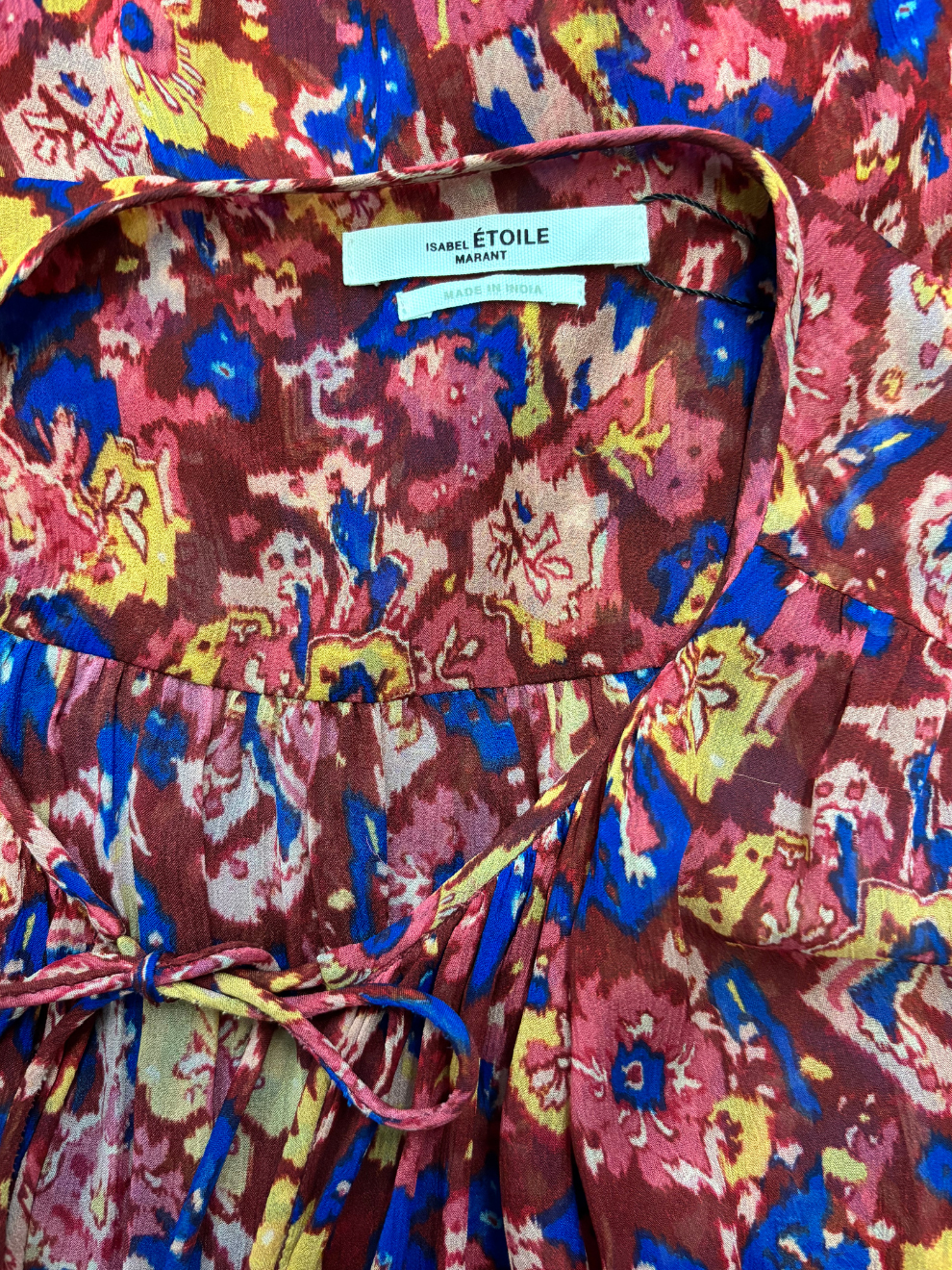 Weinrotes Maxikleid von Isabel Marant Étoile
