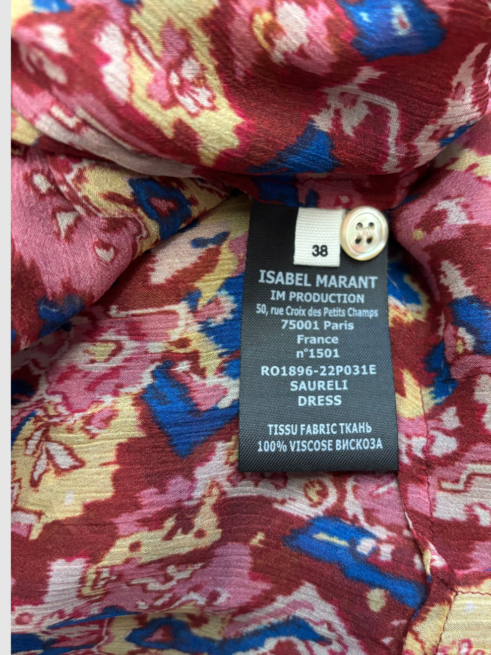 Weinrotes Maxikleid von Isabel Marant Étoile
