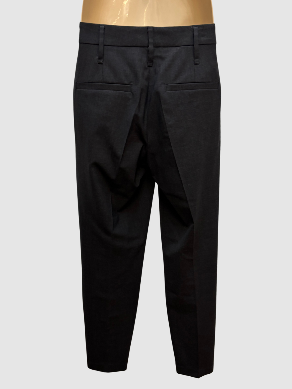 Dunkelgraue Wollhose von Brunello Cucinelli