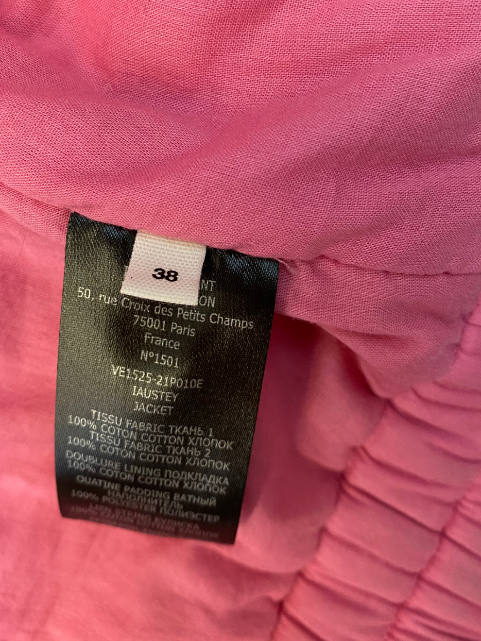 Rosa-schwarzer Blouson von Isabel Marant Etoile