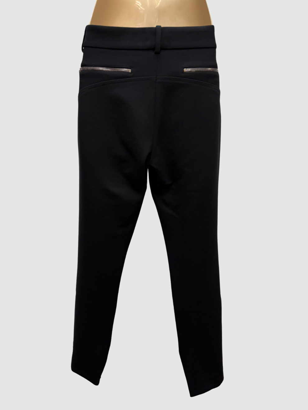 Schwarze Stoffhose mit Reißverschlüssen von Tom Ford