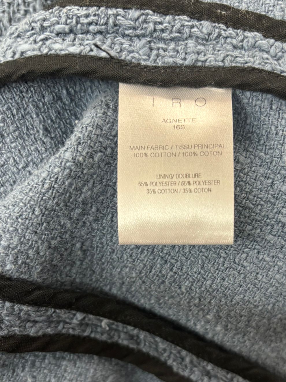 Grau-blaue Kurzjacke von Iro