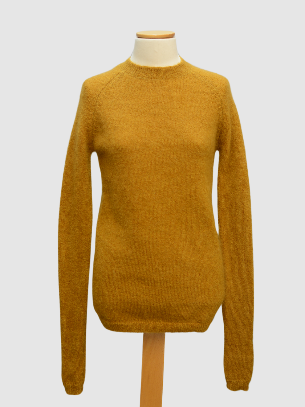 Ockerfarbener Mohair-Pullover von Haider Ackermann