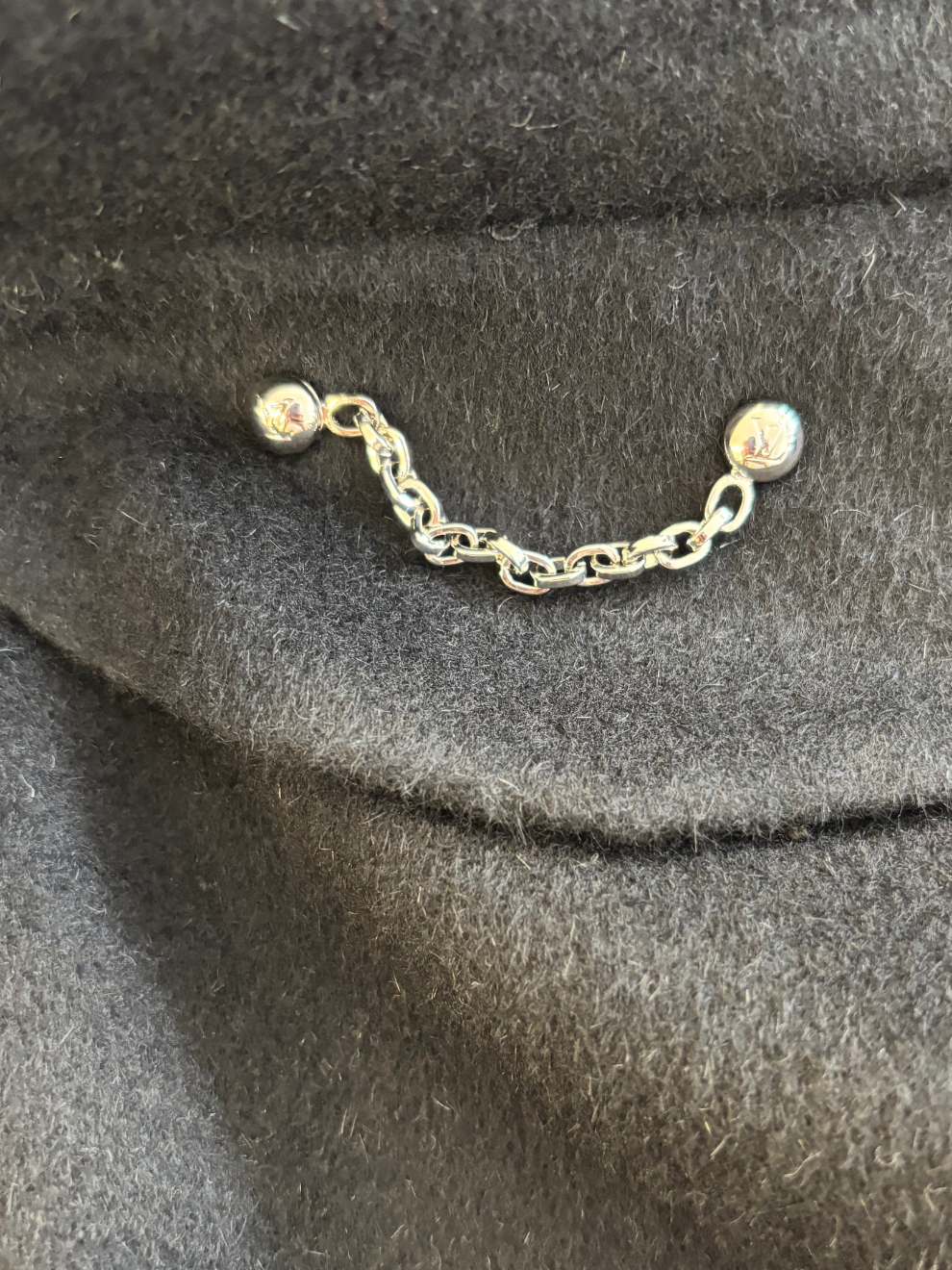 Grauer Herren Wollblouson von Louis Vuitton