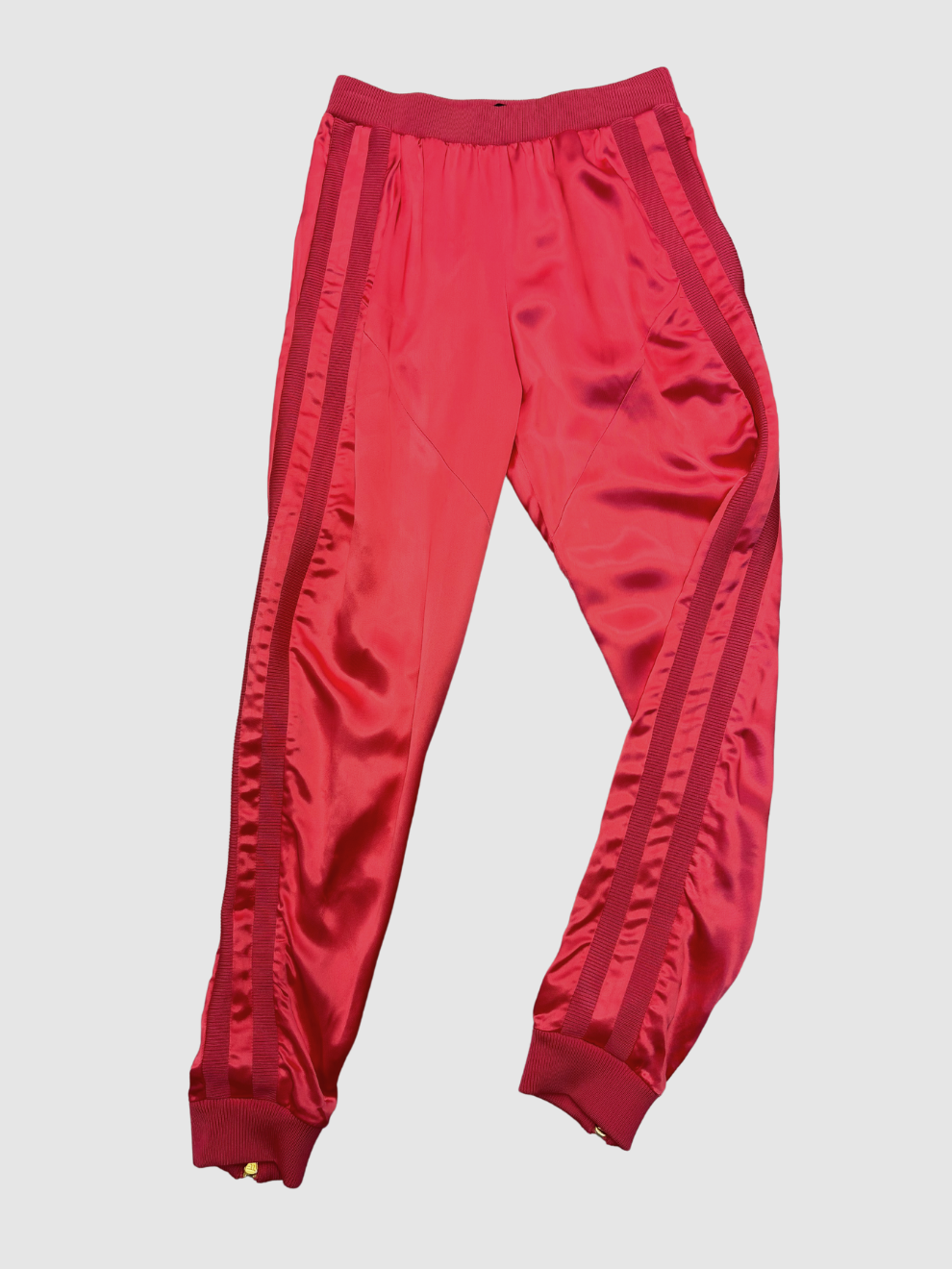 Pinkfarben-glänzende Satinhose von Tom Ford