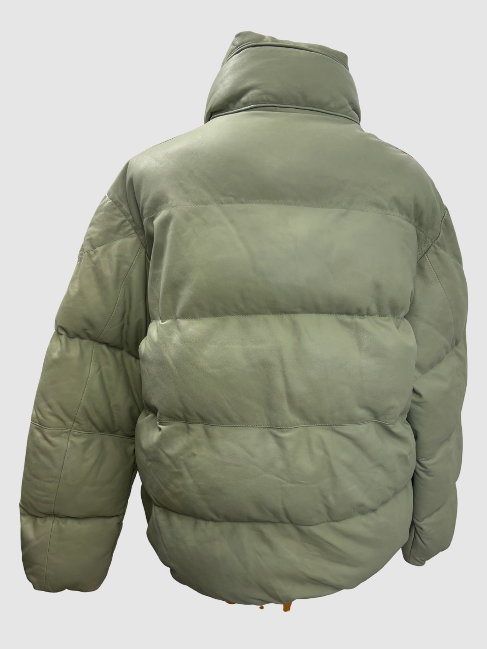 Mintgrüner Lederblouson von Parajumpers