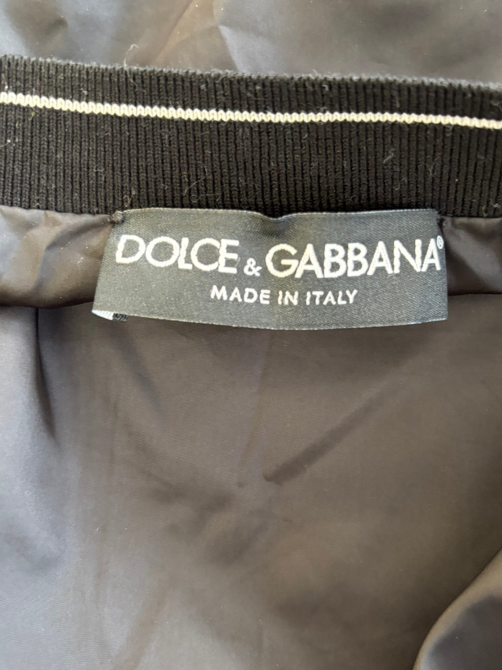Schwarzer Blouson von Dolce & Gabbana