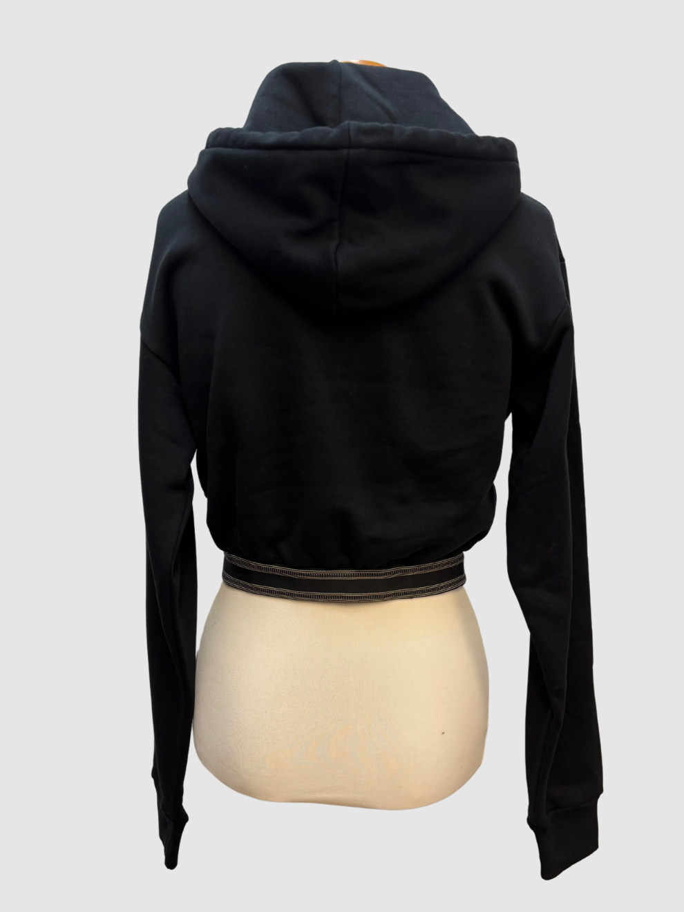 Schwarzer cropped Hoodie von Loewe