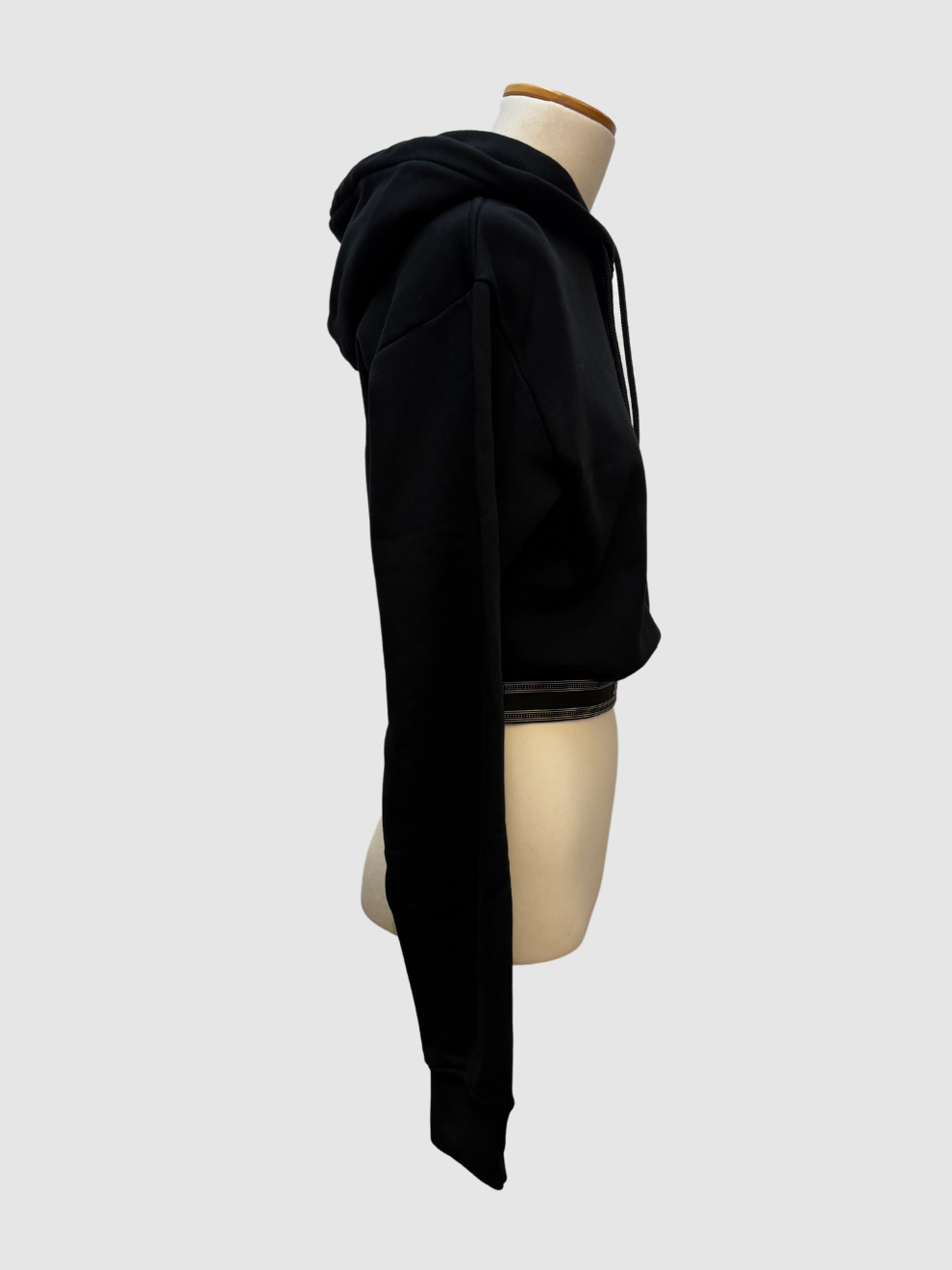 Schwarzer cropped Hoodie von Loewe