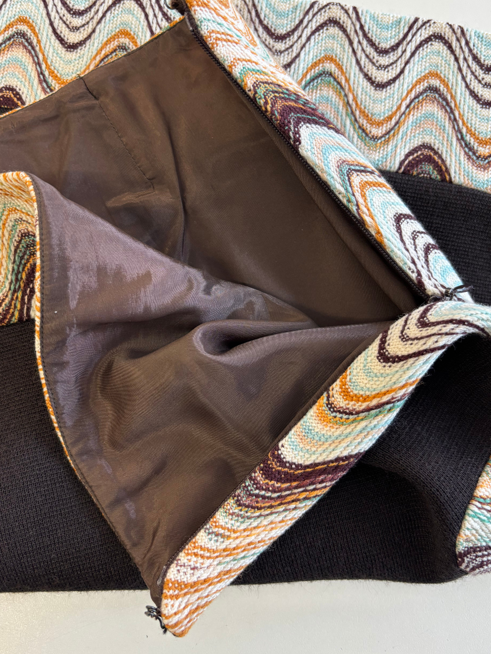 Brauner Minirock von Missoni