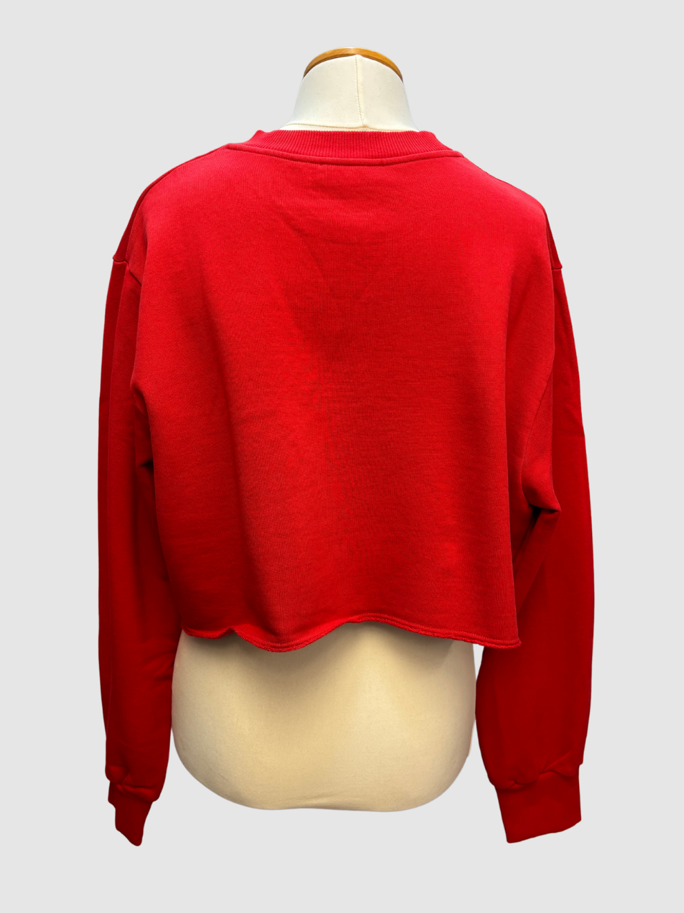 Roter cropped Sweater von Dolce & Gabbana