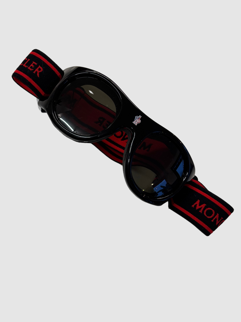 Schwarze Skibrille von Moncler