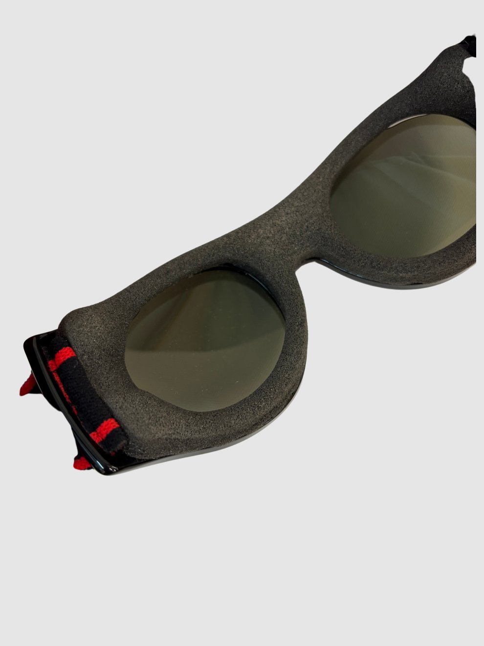 Schwarze Skibrille von Moncler