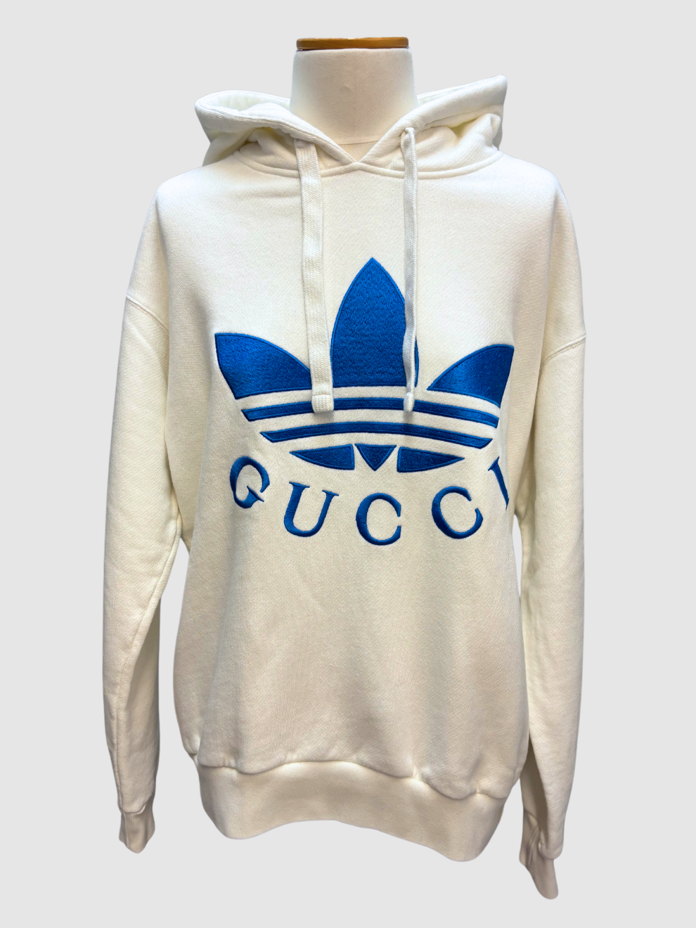 Weißer Hoodie von Gucci x Adidas