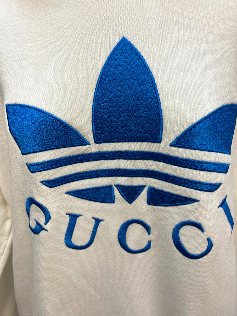 Weißer Hoodie von Gucci x Adidas