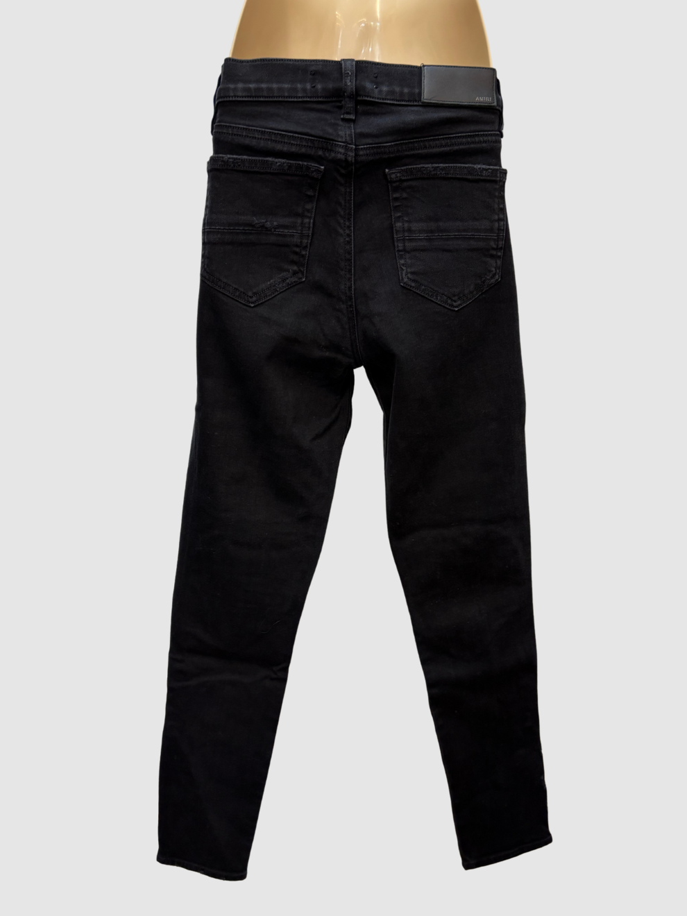 Schwarze Skinny Destroyed Jeans von Amiri