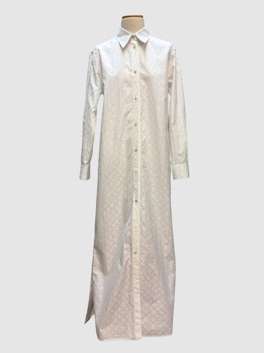 Weißes Hemdblusenkleid von Louis Vuitton