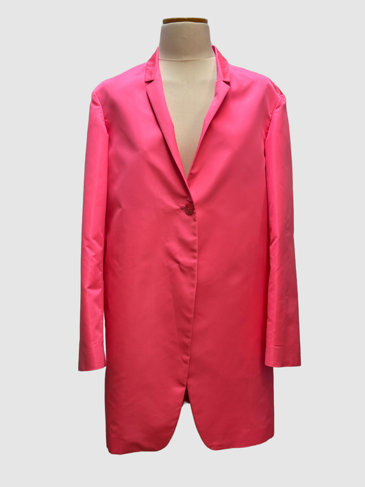 Neonpinker Mantel von Jil Sander