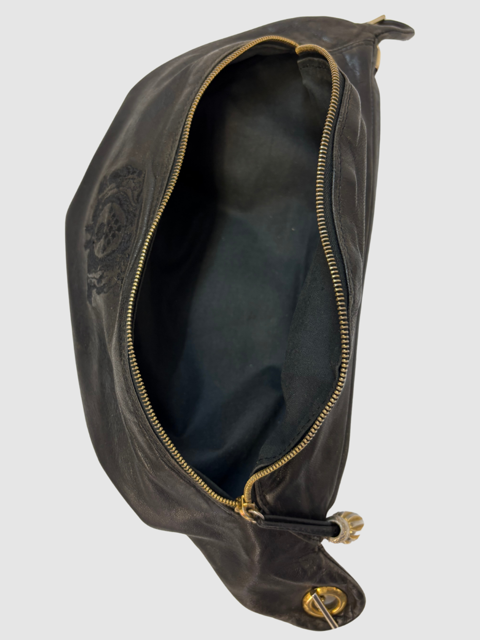 Schwarze Vintage Umhängetasche von Bottega Veneta