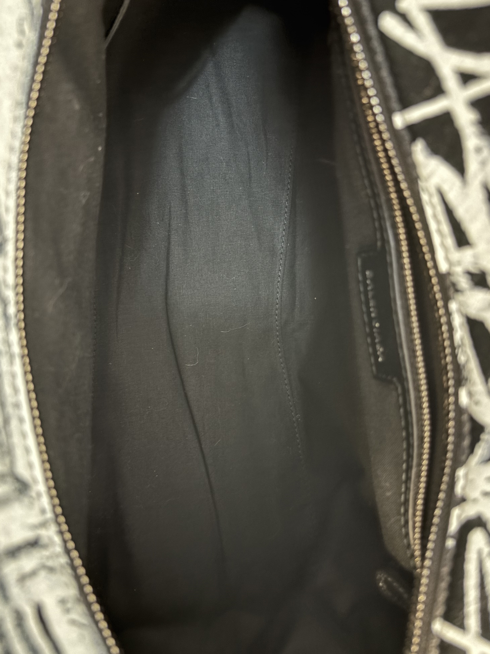 Schwarze Balenciaga Neo Cagole City Graffiti