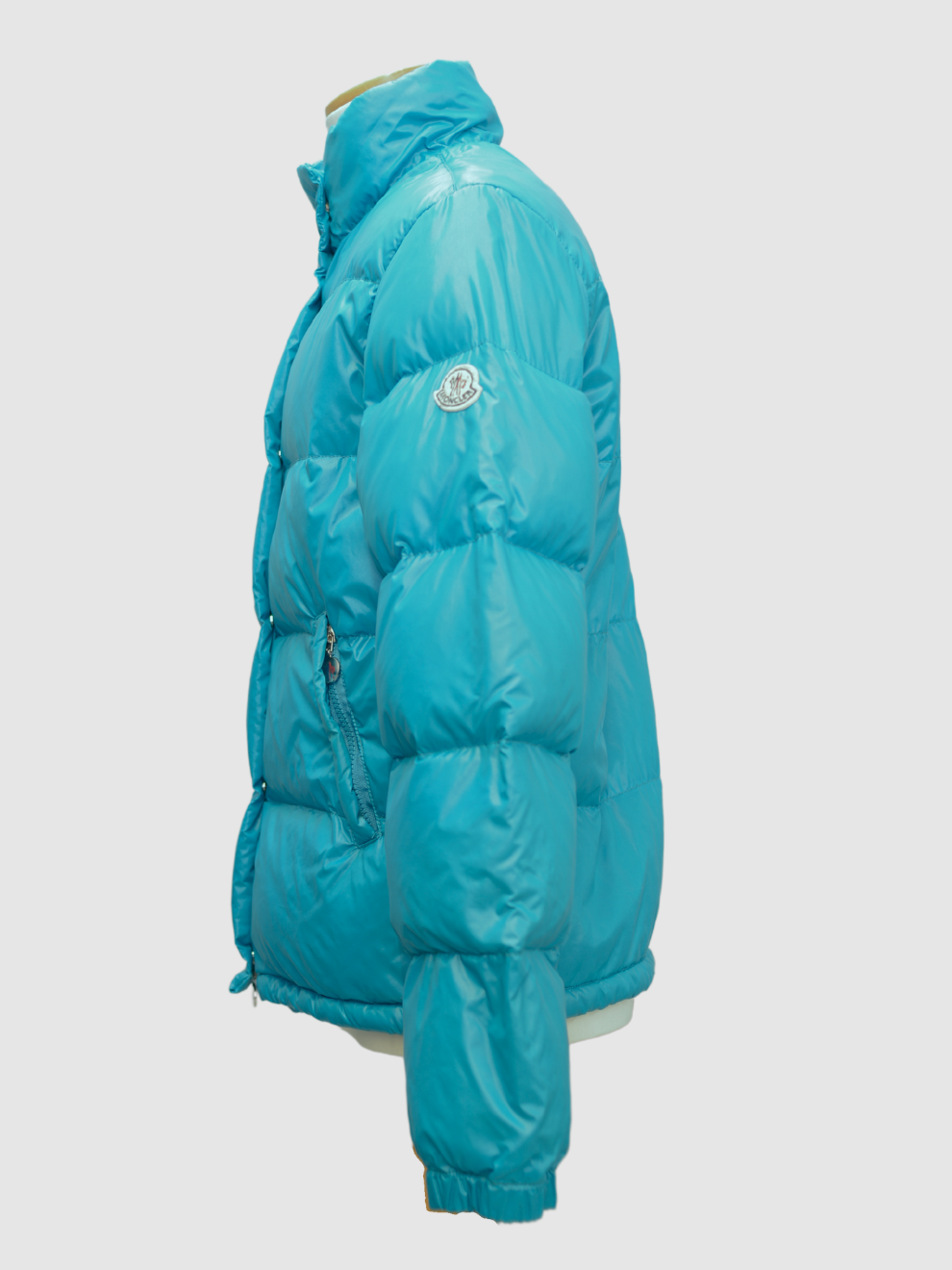 Türkise Daunenjacke von Moncler